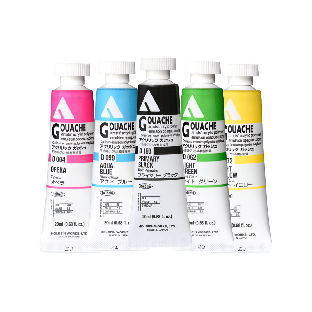 Holbein Acrylic Gouache Tubes