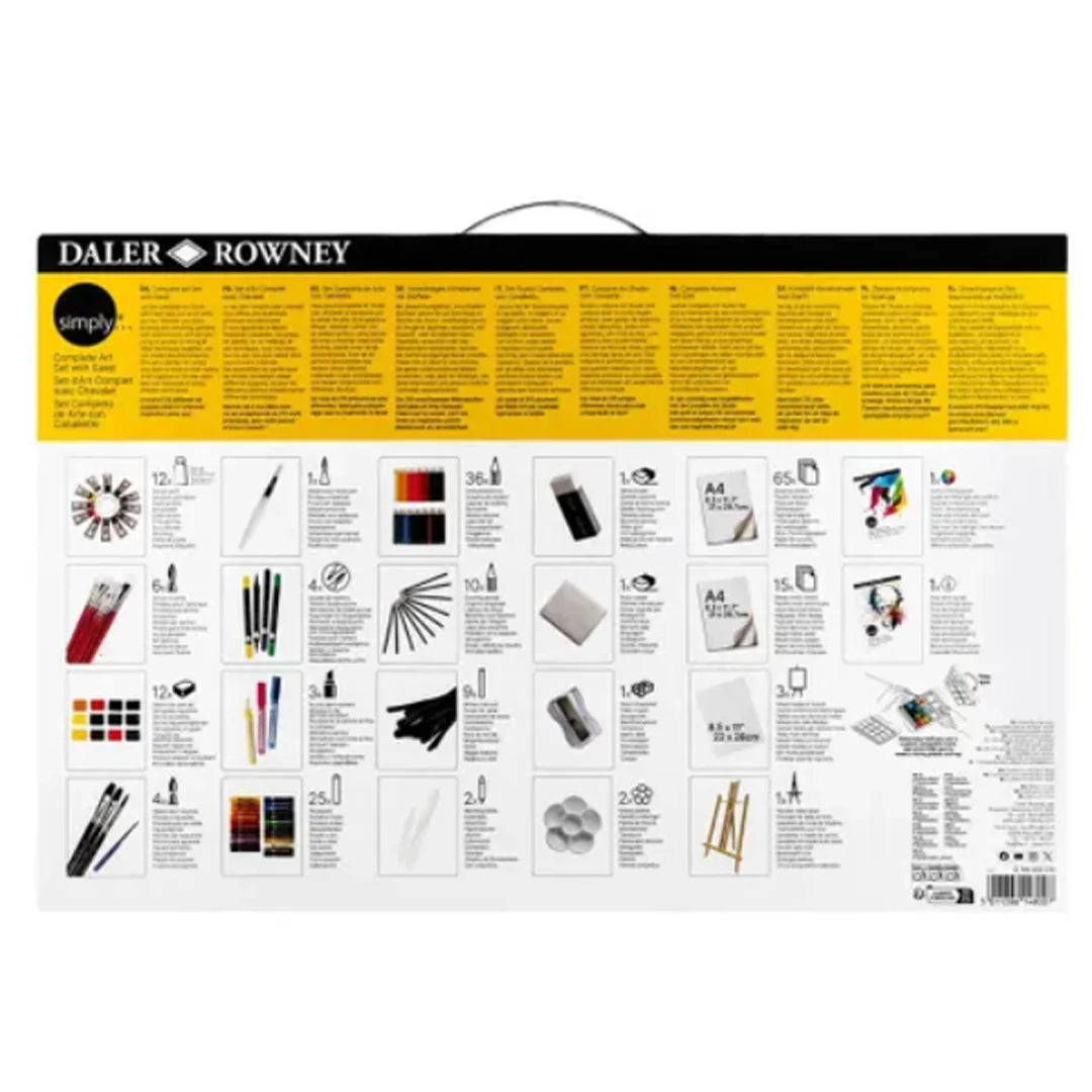 Daler-Rowney Simply Complete Art Gift Set, 215 Pieces