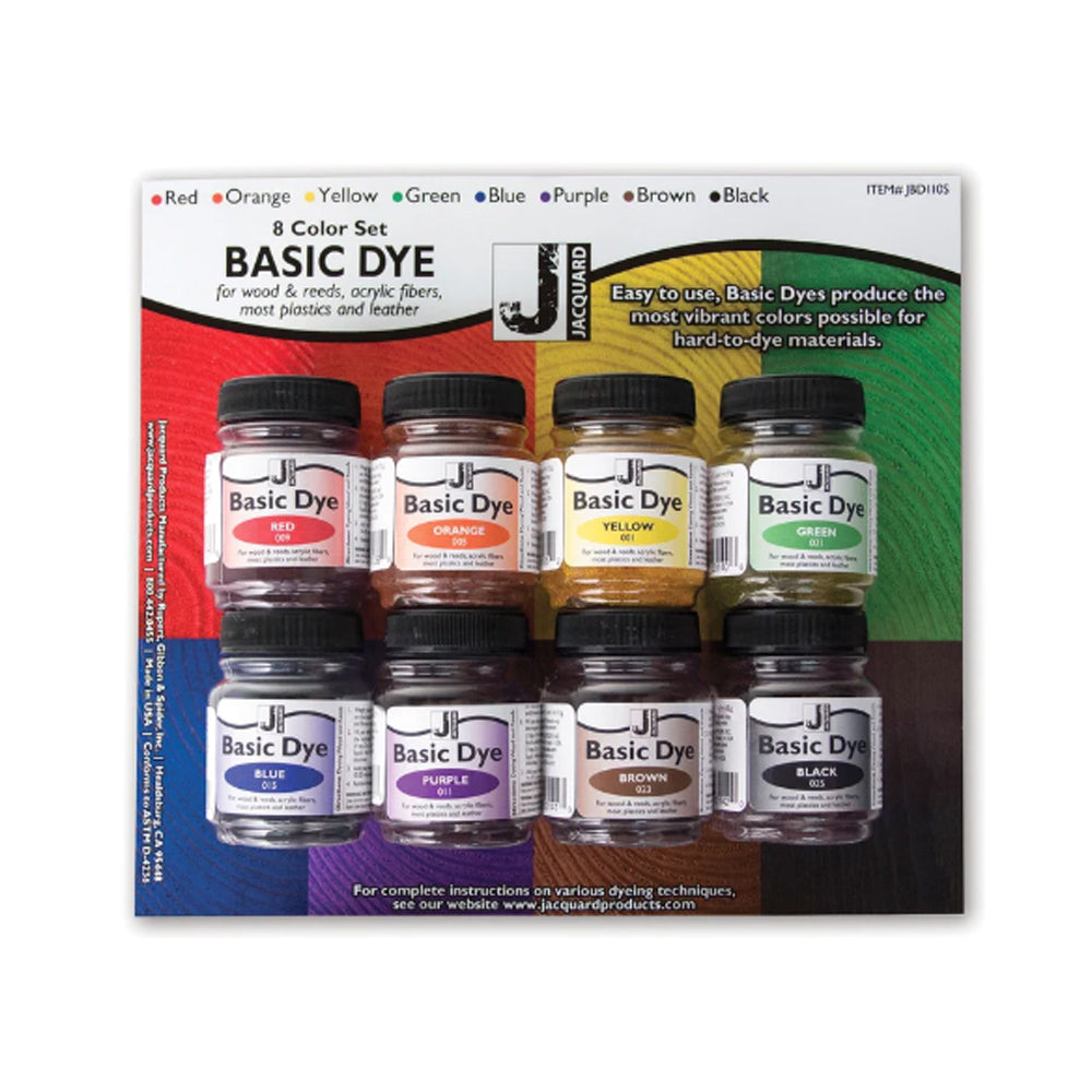 Jacquard Basic Dye, 8x14.78 ml