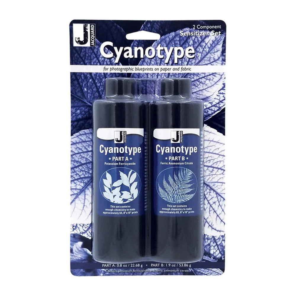 Cyanotype popieriaus jautrinimo šviesai miltelių rinkinys
