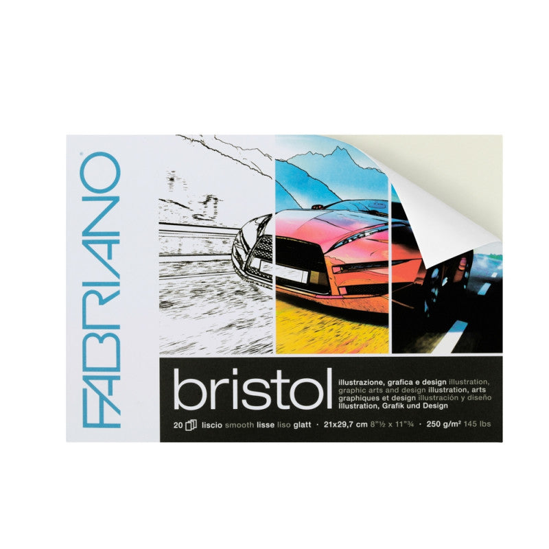 Fabriano Bristol Pad, 20 sheets, A3 format