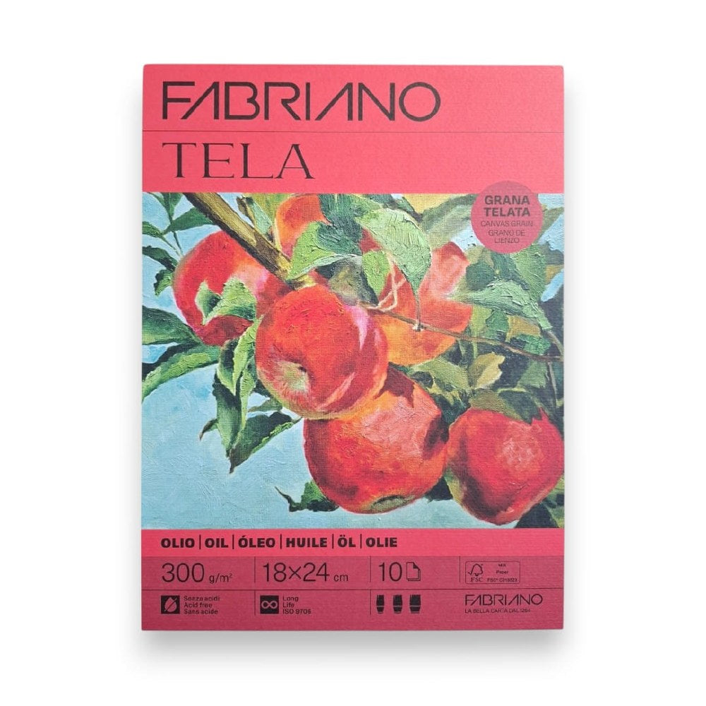 Fabriano Tela Paper Block for Oil Painting