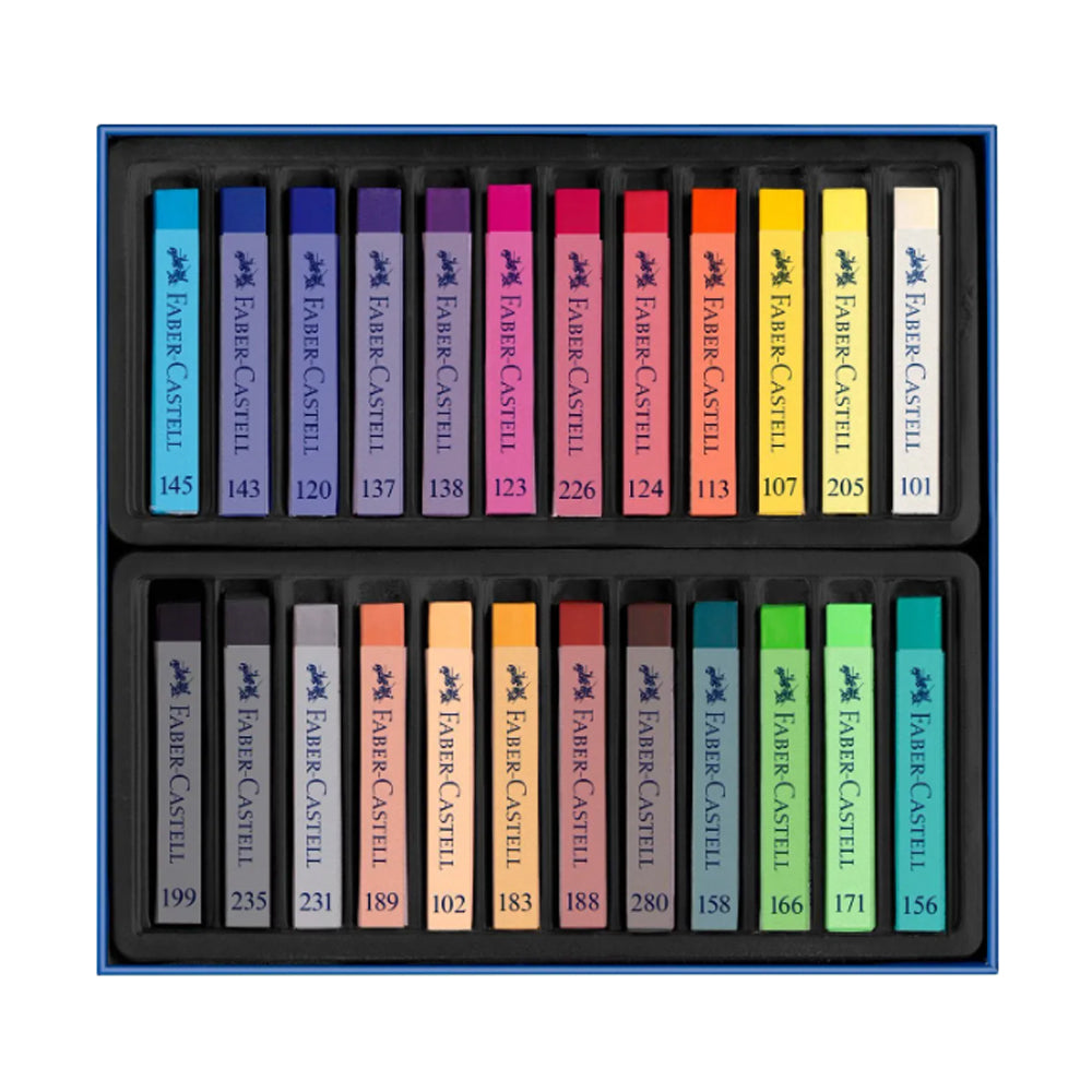 Faber-Castell Soft Pastels, 24 colours