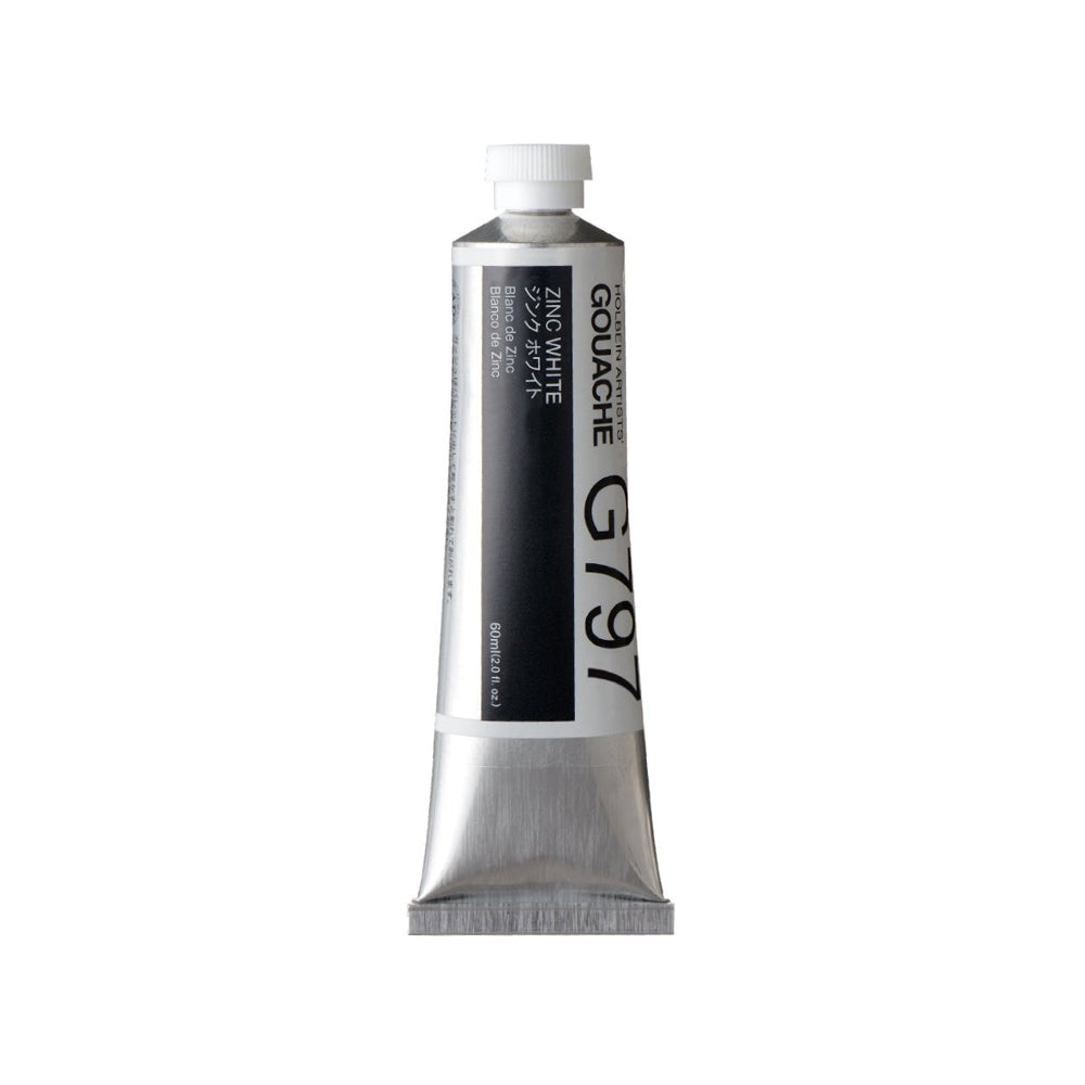 Holbein Artists' guašas, Zinc White 60ml