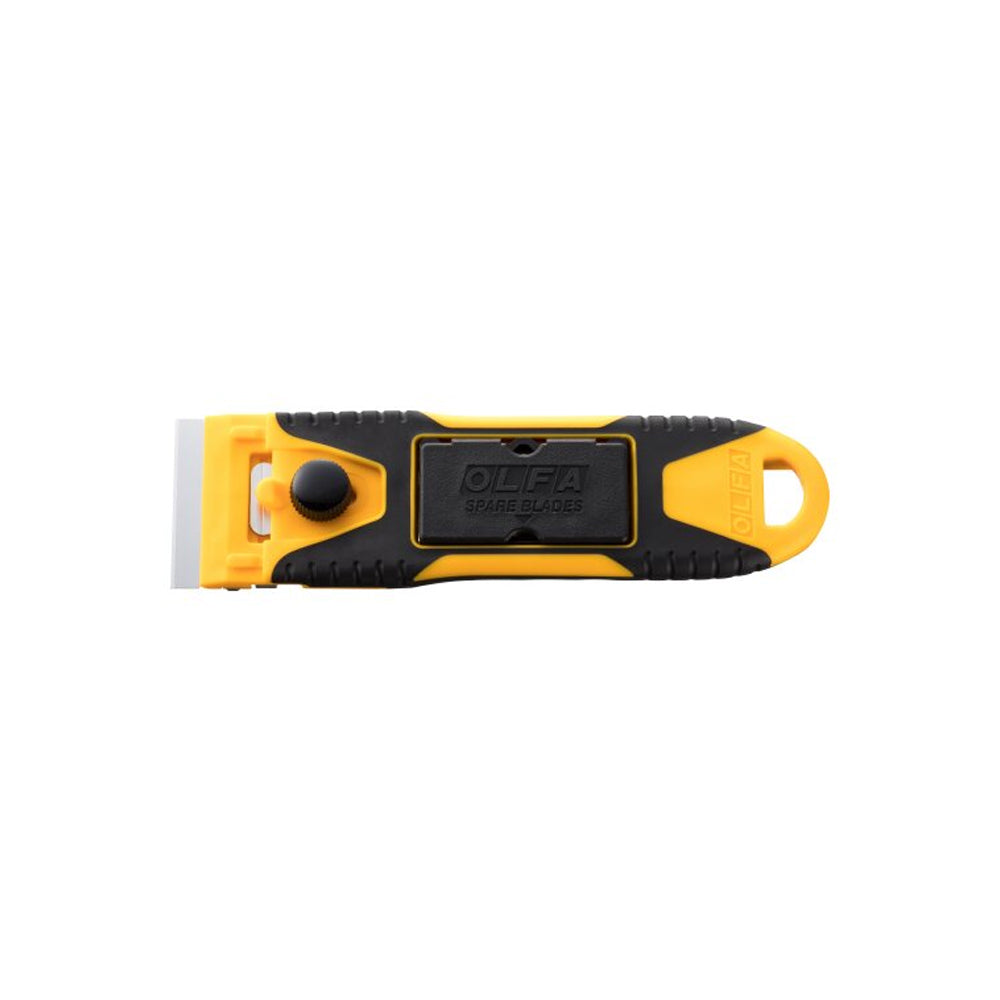 Olfa Compact Stainless Steel Mini Scraper with Replaceable Blades, 40mm