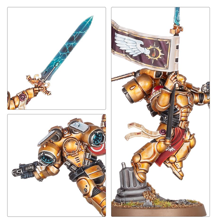 Warhammer 40,000 Blood Angels: Sanguinary Guard Miniatures Set