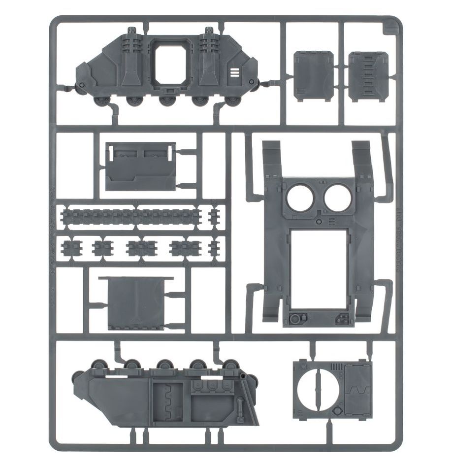 Warhammer 40,000 Chaos Space Marines: Chaos Rhino Miniature Set