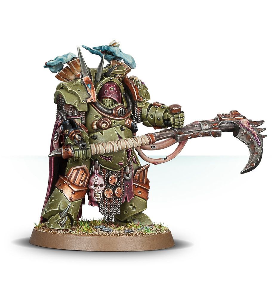 Warhammer 40,000 Death Guard: Deathshroud Bodyguard Miniatures Set
