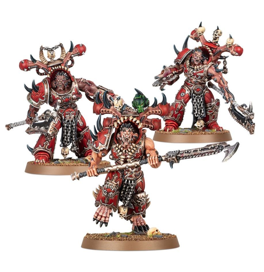 Warhammer 40,000 World Eaters: Exalted Eightbound Miniatures Set
