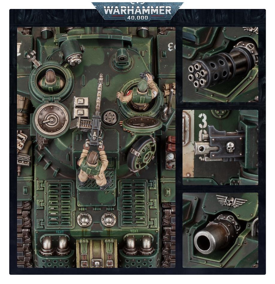 Warhammer 40,000 Rogal Dorn Battle Tank Miniature Set