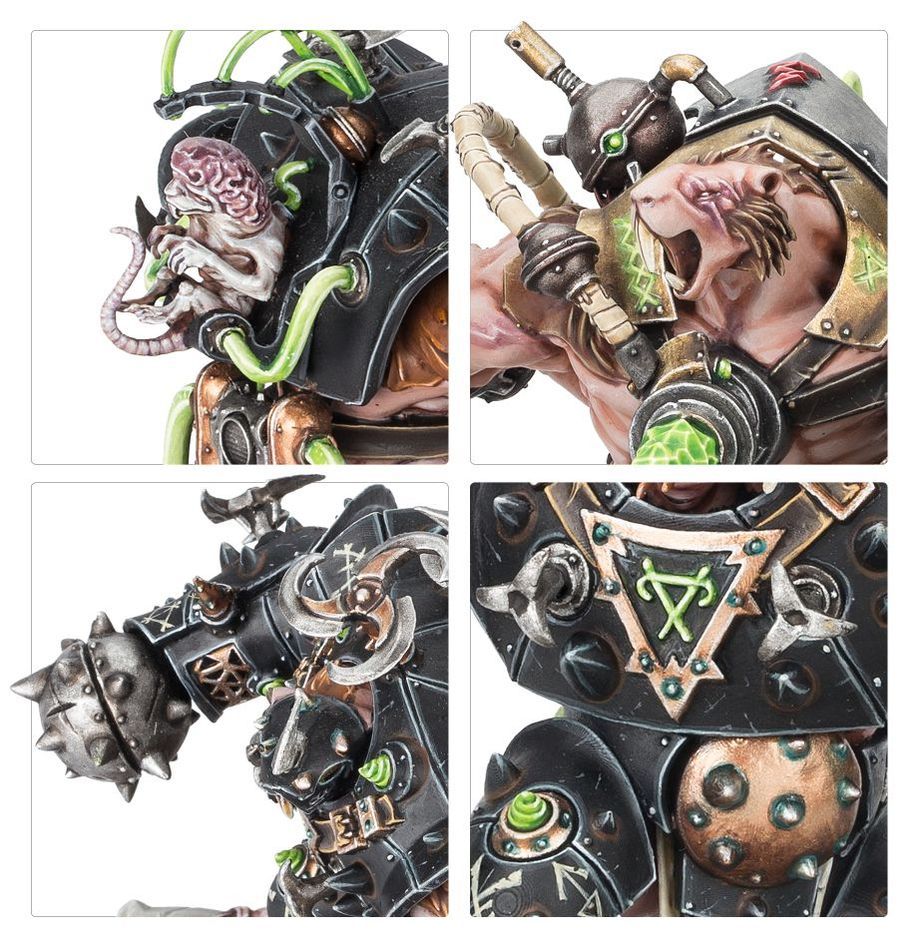 Warhammer Age of Sigmar Skaven Stormfiends Miniatures Set