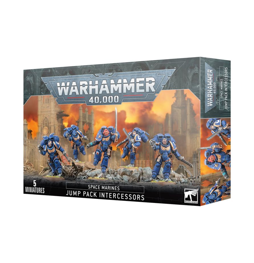 Warhammer 40,000 Jump Pack Intercessors Miniatures Set