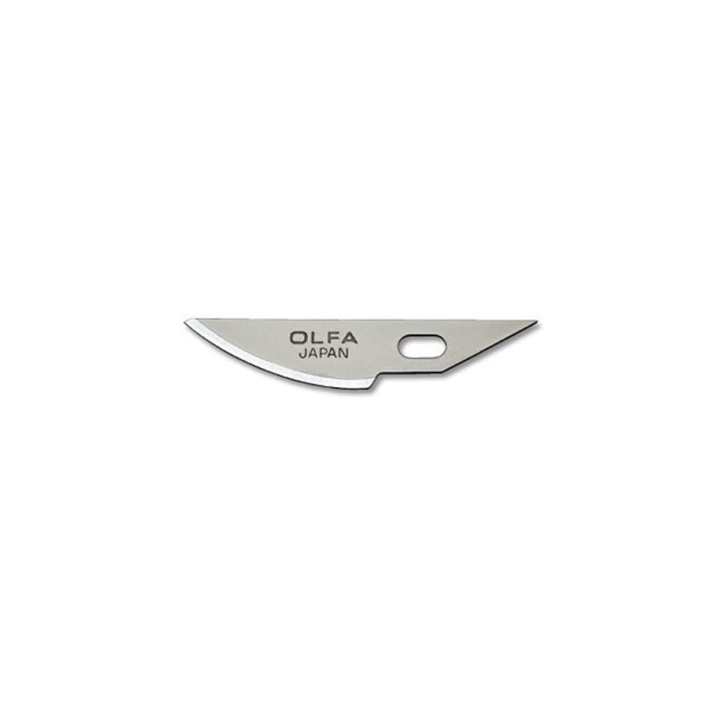 Olfa Curved Carving Art Replacement Blades for AK-4, 5 pcs.