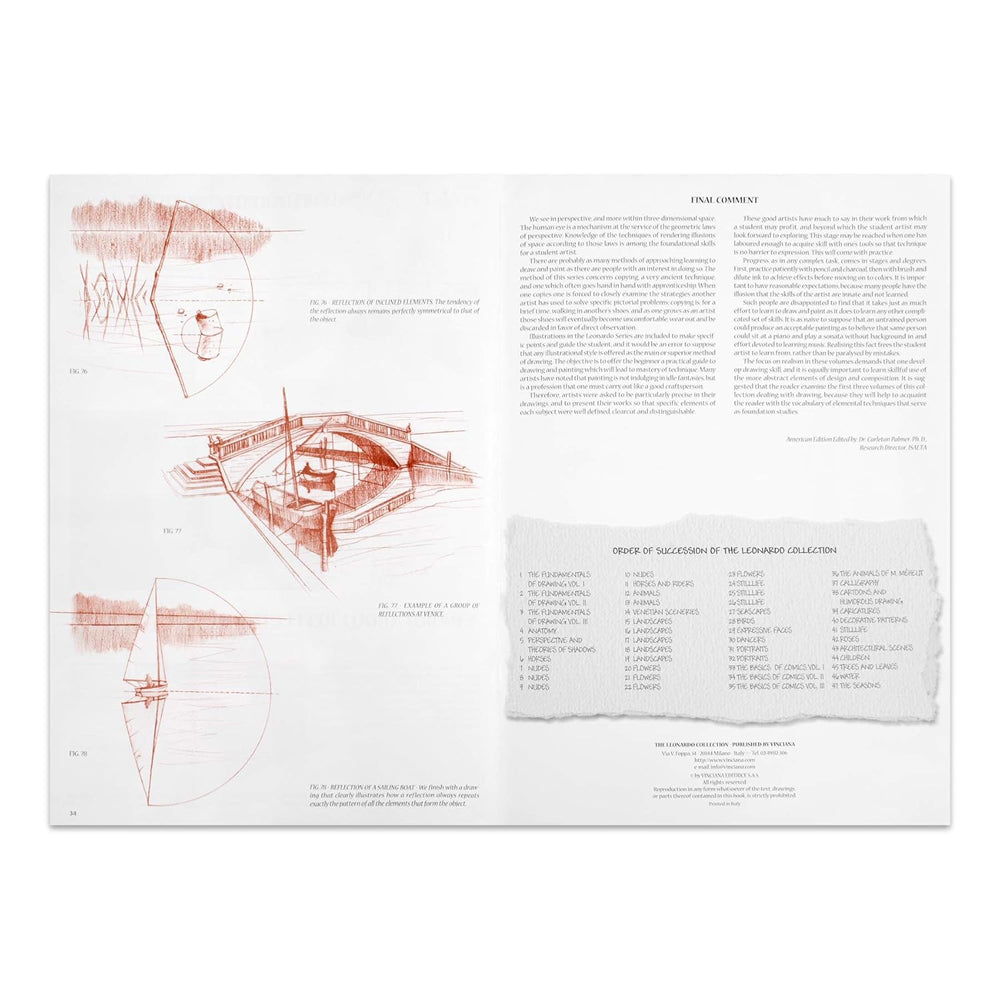 Leonardo Collection Drawing Learning Book - Perspective and Theories of Shadow
