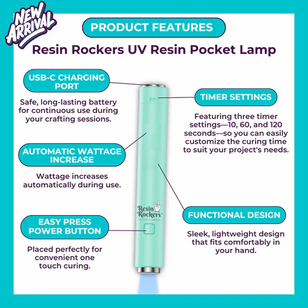 Resin Rockers UV Resin Pocket Lamp Curing Light