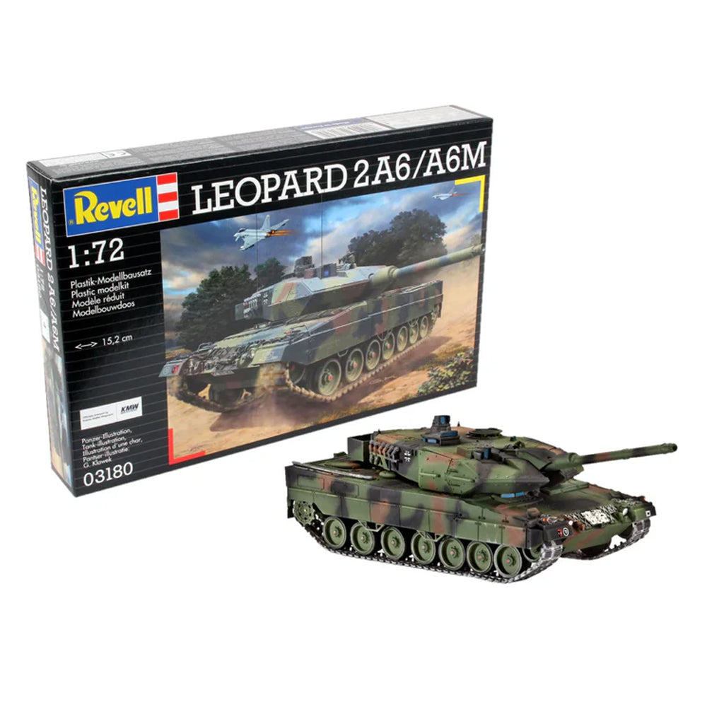 Revell Leopard 2 A6-A6M Scale Model, 1:72