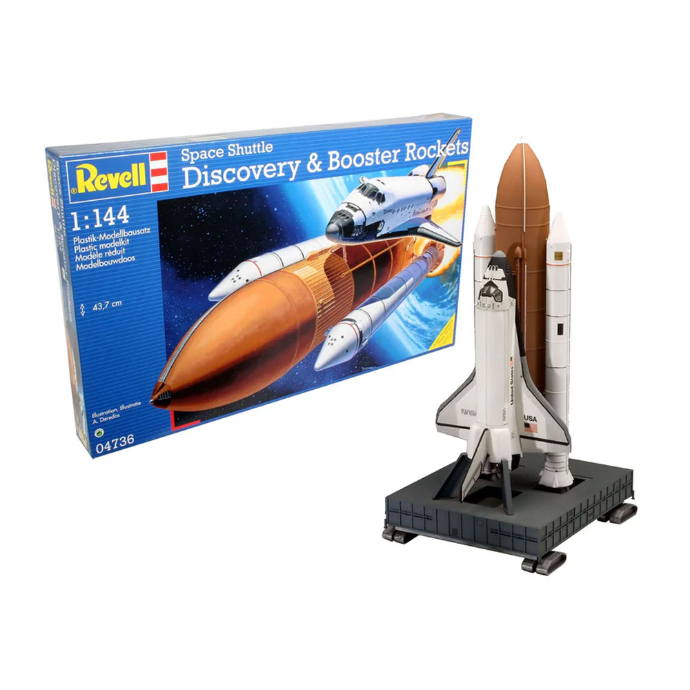 Revell Space Shuttle Discovery - Booster Rockets Scale Model, 1:144