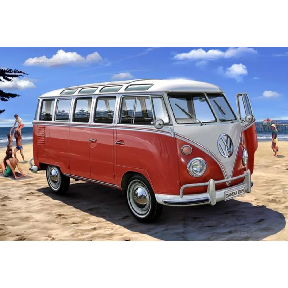 Revell Volkswagen T1 Samba Bus Scale Model, 1:24