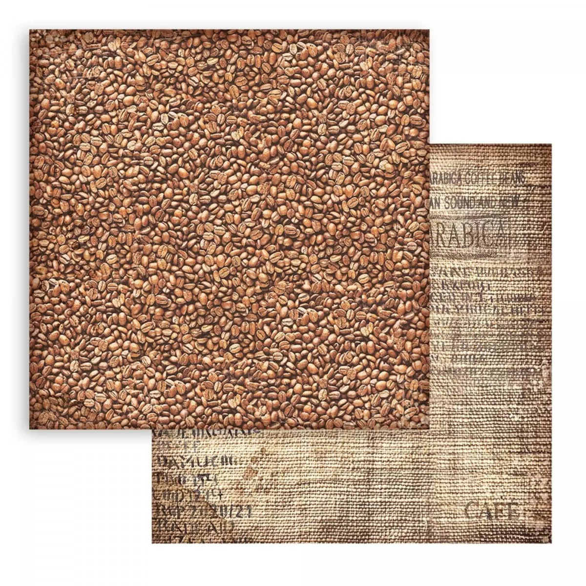 Stamperia Double-Sided Scrapbooking Paper Set - Coffee and Chocolate, 10 units