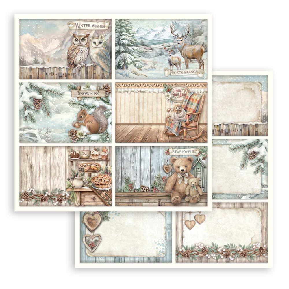 Stamperia Double-Sided Scrapbooking Paper Set - The Owl’s House, 10 units
