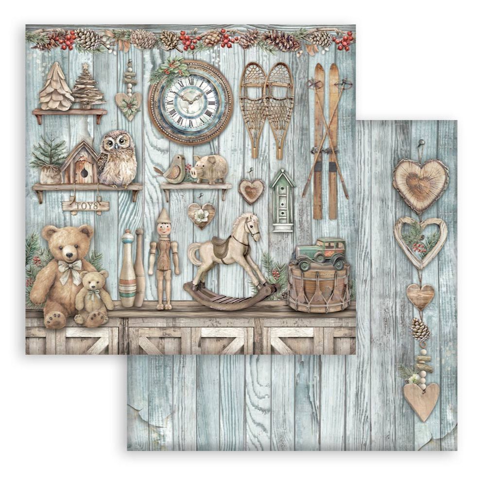 Stamperia Double-Sided Scrapbooking Paper Set - The Owl’s House, 10 units