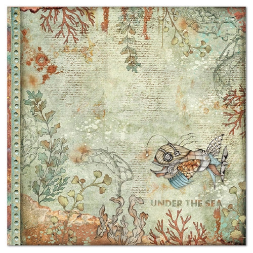 Stamperia Double-Sided Scrapbooking Paper Set - Sea World, 10 units