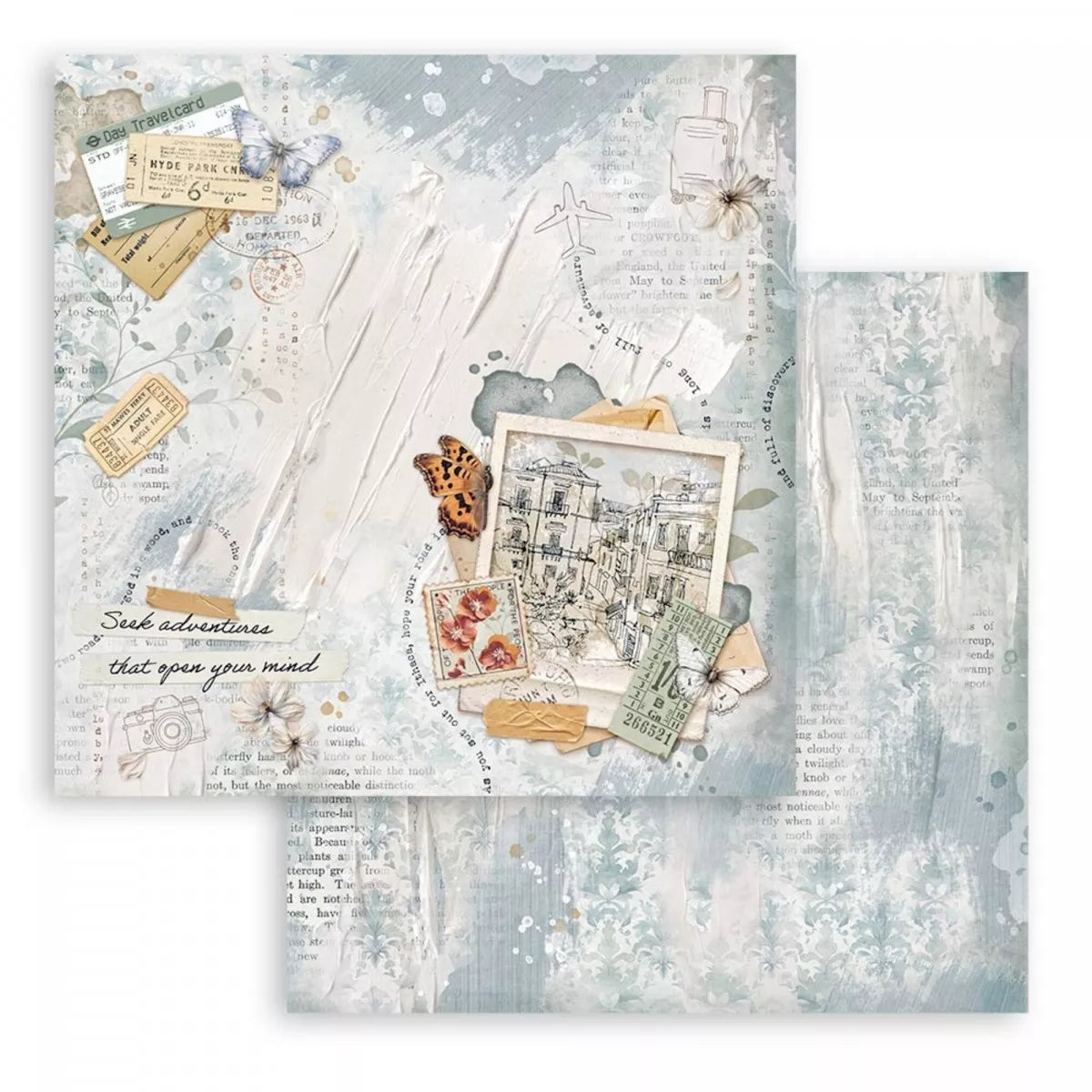 Stamperia Double-Sided Scrapbooking Paper Set - Secret Diary, 10 units