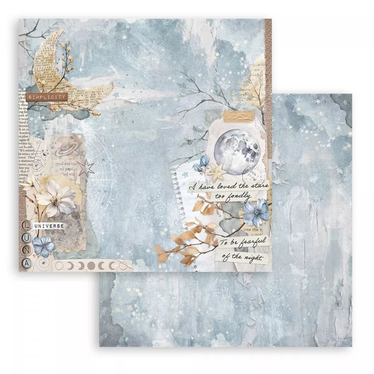 Stamperia Double-Sided Scrapbooking Paper Set - Secret Diary, 10 units