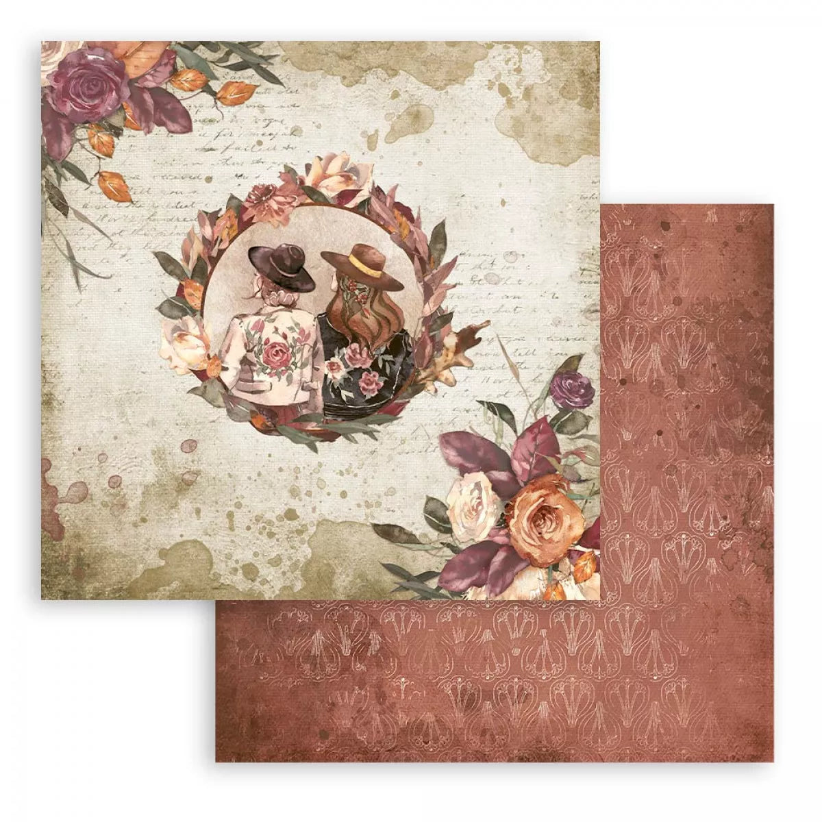 Stamperia Double-Sided Scrapbooking Paper Set - Our Way, 10 units