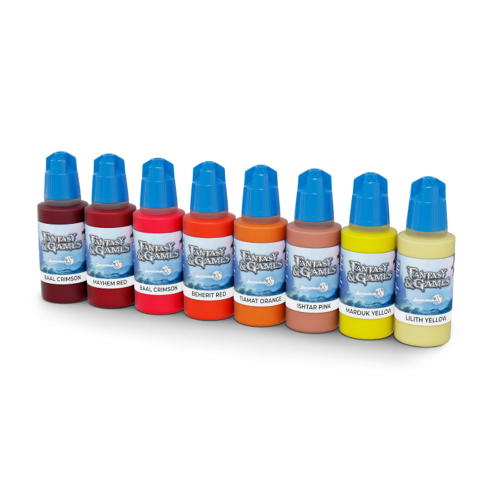 Scale 75 FX CREATURES FROM HELL Acrylic Paints Set, 8x17 ml