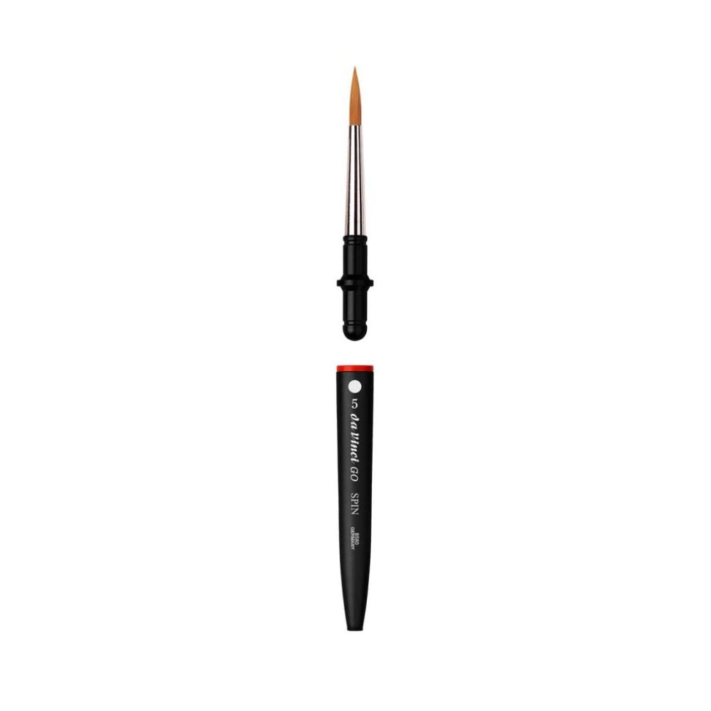 Da Vinci Go Spin Travel Watercolour Brush, Round