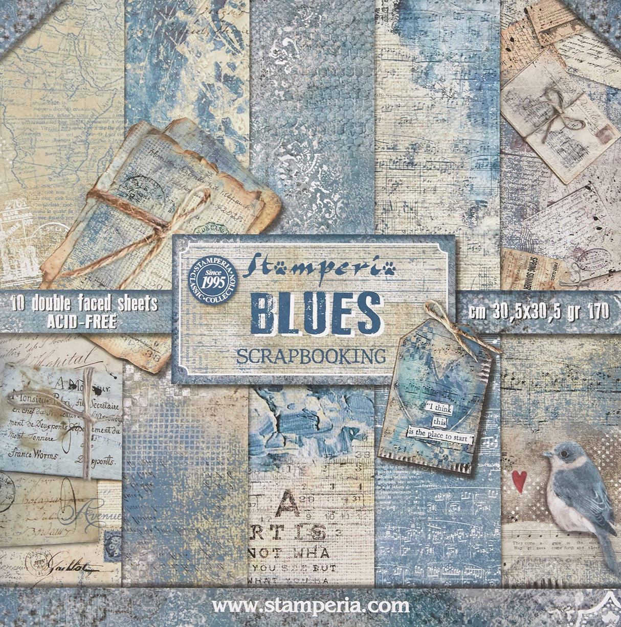 Stamperia Blues Scrapbooking