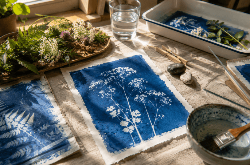 Creating Sun Prints at Home