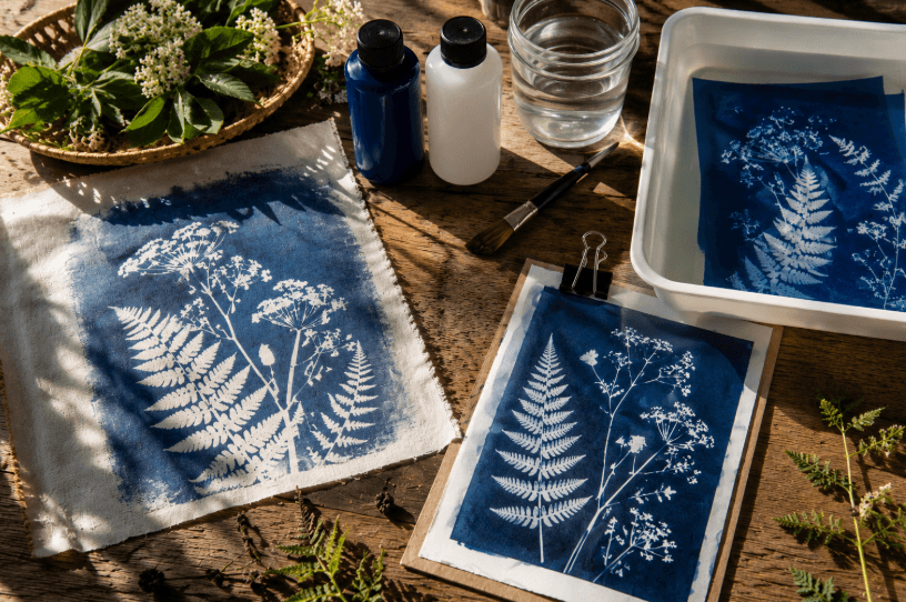Sun Prints at Home