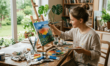 Painting with Acrylic Paint
