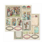 Stamperia Double-Sided Scrapbooking Paper Set - Alice in Wonderland, 10 units