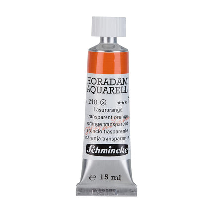 Schmincke Horadam Aquarell Watercolour Tube, Transparent Orange, 15 ml