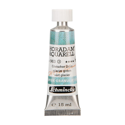 Schmincke Horadam Aquarell Super Granulation Watercolour Tube, 963 Glacier Green, 15 ml