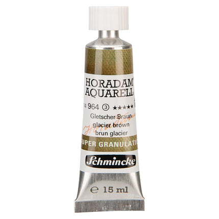 Schmincke Horadam Aquarell Super Granulation Watercolour Tube, 964 glacier brown, 15 ml