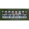 Vallejo Metallic Colors Paint Set, 8x17 ml