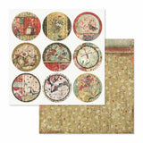 Stamperia Double-Sided Scrapbooking Paper Set - Oriental Garden, 10 units