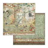 Stamperia Double-Sided Scrapbooking Paper Set - Oriental Garden, 10 units