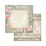 Stamperia Double-Sided Scrapbooking Paper Set - House of Roses, 10 units