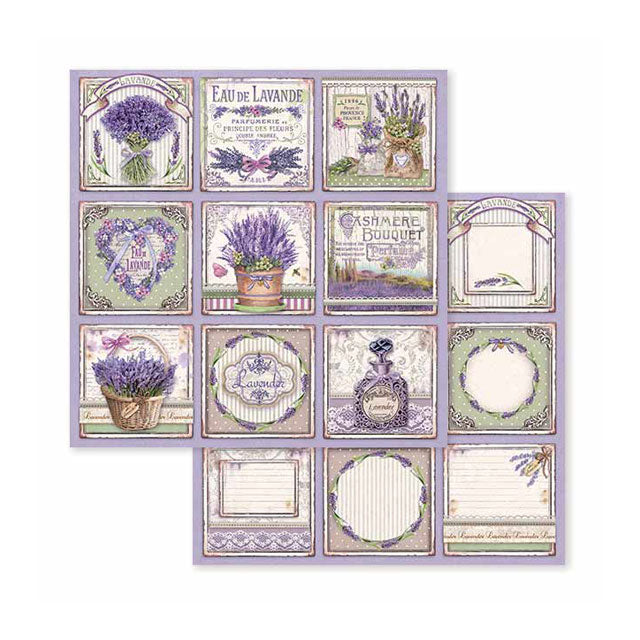 Stamperia Double-Sided Scrapbooking Paper Set - Provence, 10 units