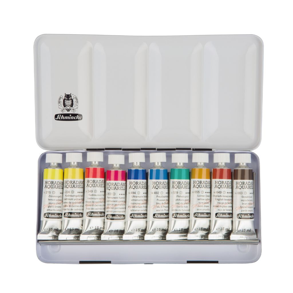 Schmincke Horadam Aquarell Set, 10x15ml 