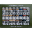 Vallejo Face & Skin Tones Acrylic Paint Set, 16x17 ml