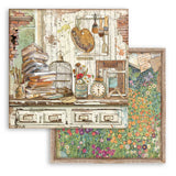 Stamperia Double-Sided Scrapbooking Paper Set - Atelier des Arts, 10 units