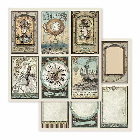 Scrapbooking Pad 10 Sheets Cm 30,5x30,5 (12"x12") Background Selection - Herbarium Silvae Shop