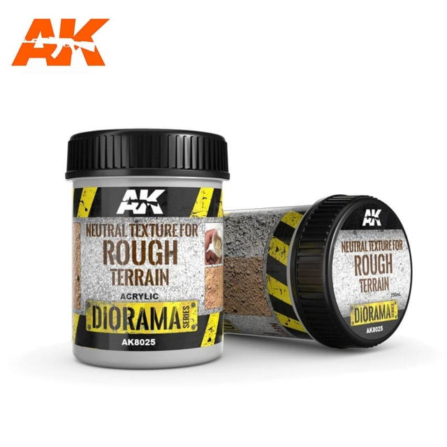 AK Interactive Diorama - Rough Terrain Texture, 250 ml