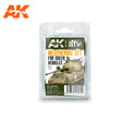 AK Interactive Weathering Set for Green Vehicles, 3x35 ml